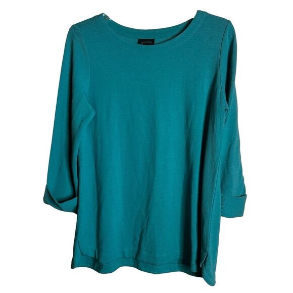 J Jill wearever collection size small emerald teal top - Picture 1 of 5